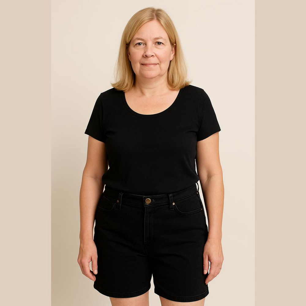 Emperial Premium Black Denim Jean Shorts With Pockets Size 2XL Plus Size Women’s
